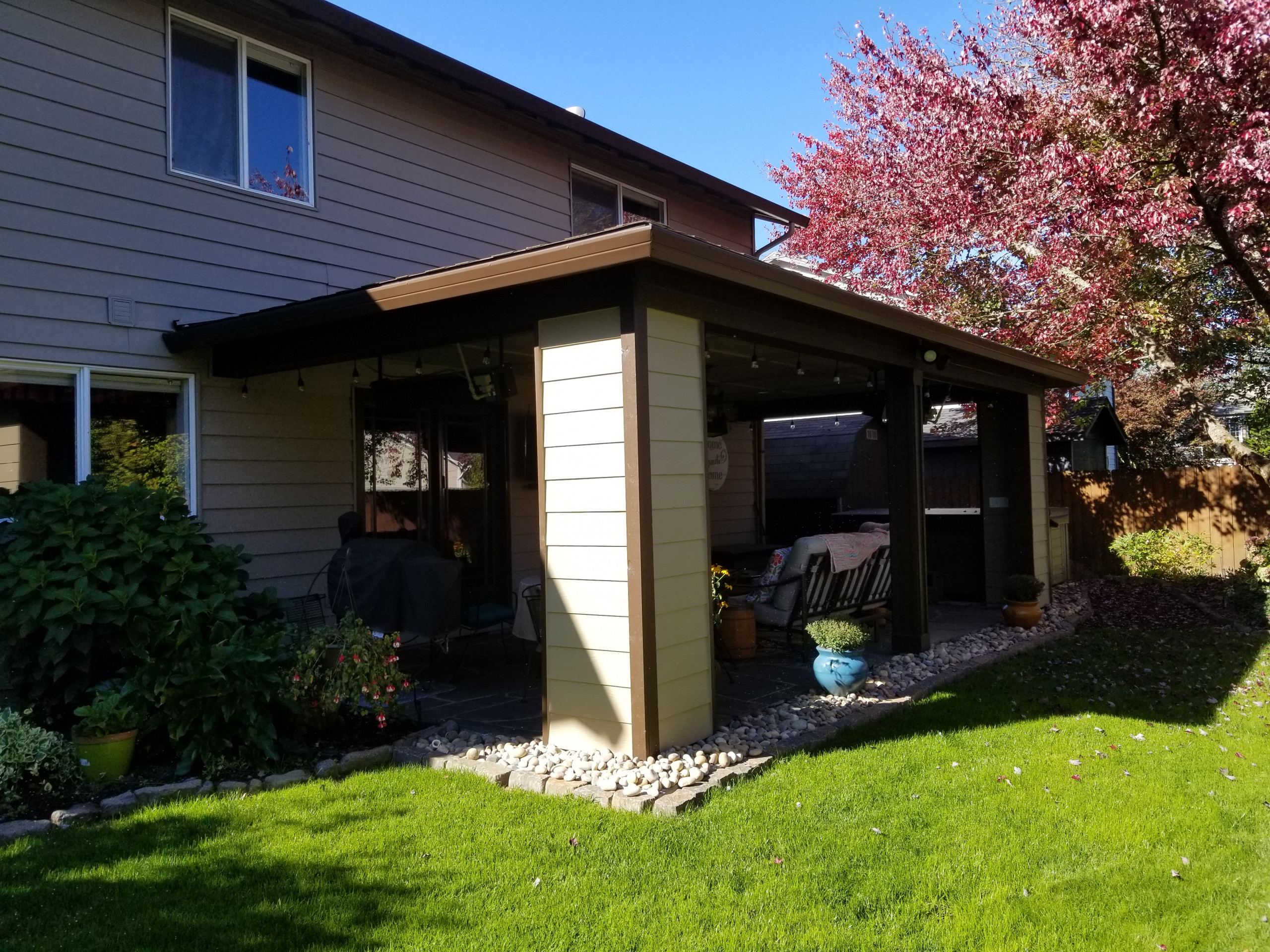 outdoor living space