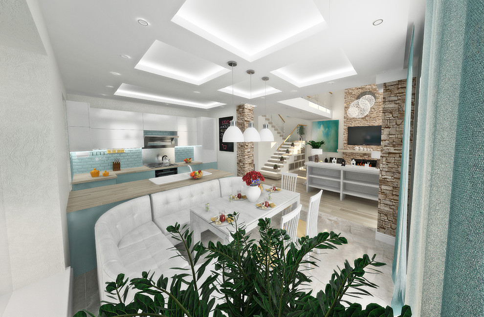 Дизайн интерьера молодой супружеской пары в КП Липово