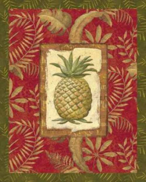 Exotica Pineapple by Charlene Audrey Canvas Print