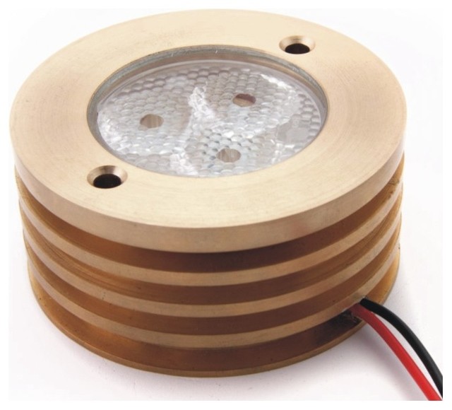 S2 LED Water Submersible Fixture Brass Tampa by Garden Light LED