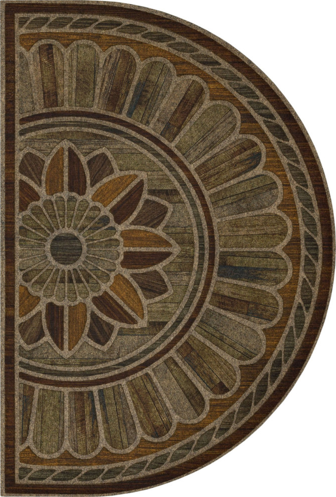 Mohawk Home Boardwalk Path Chestnut 2' x 3' Door Mat, 2' x 3