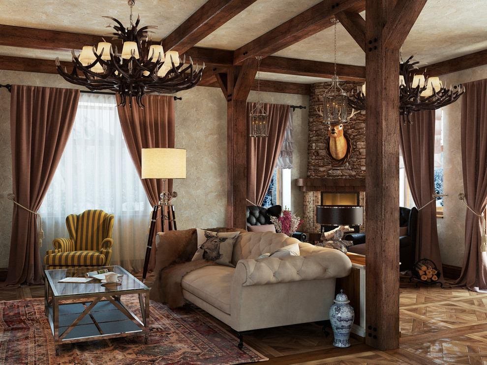 Дачный дом в стиле Шале́ (фр. chalet),