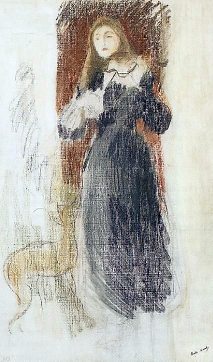 Berthe Morisot The Violin Wall Decal