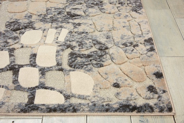 Michael Amini Michael Amini Ma60 Gleam MA604 Flint Area Rugs, 9' to 12 ...