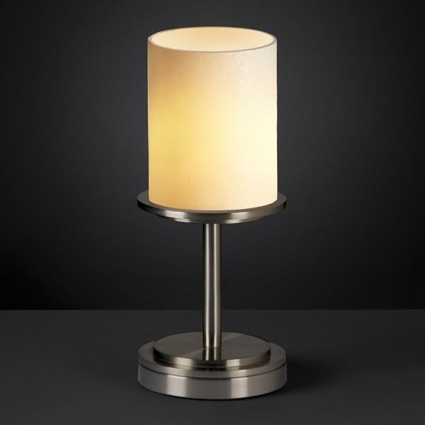 Dakota 1 Light Table Lamp Short By Justice Design Group Cndl 8798 10 Crem Nck