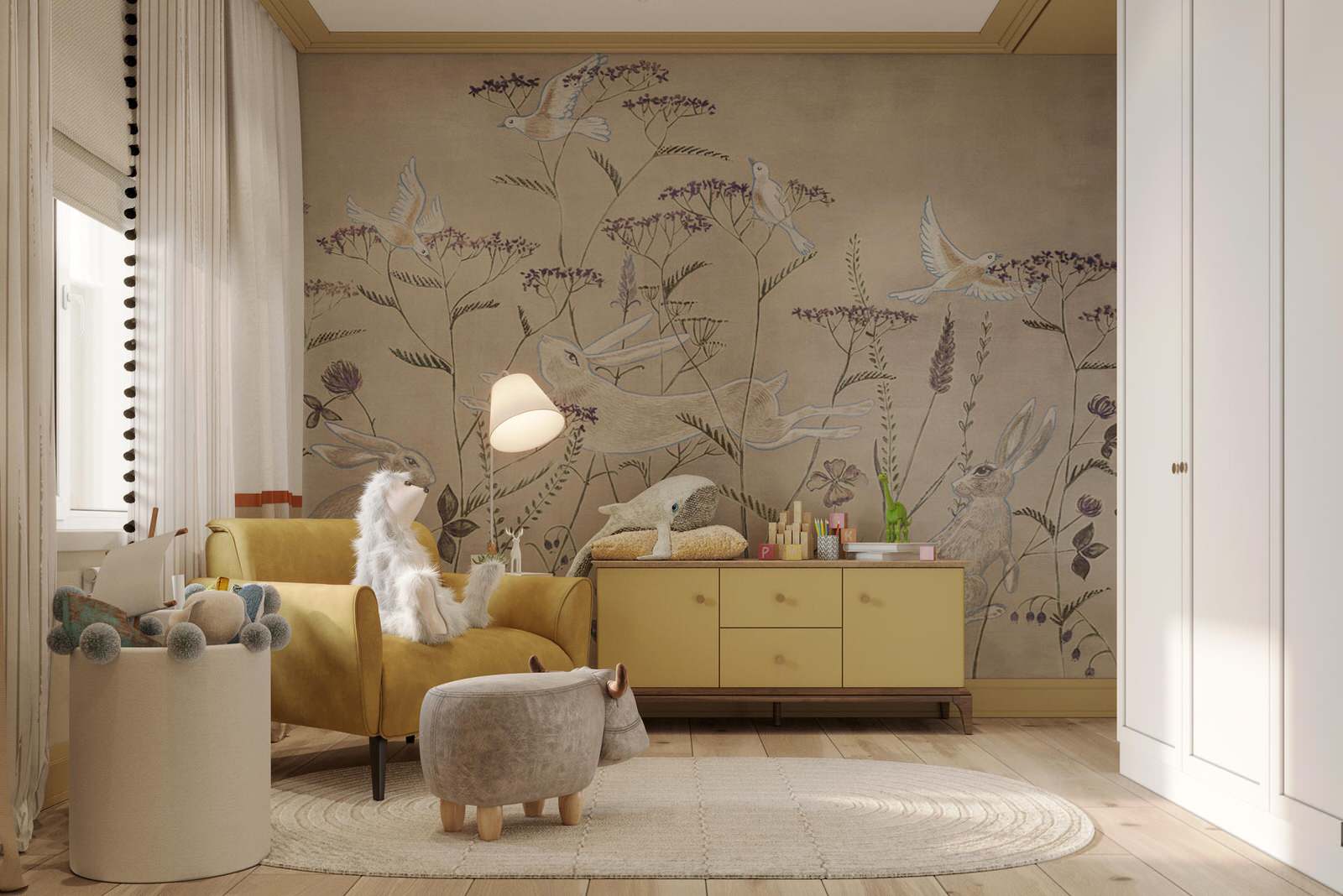 Дизайн интерьера квартиры в скандинавском стиле в ЖК "Московские ворота II"