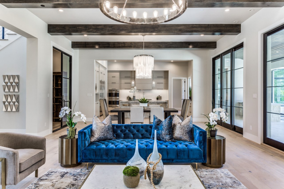 Home design - transitional home design idea in Austin