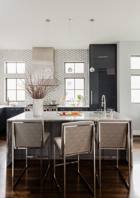 Forest Ave Residence transitional-kitchen