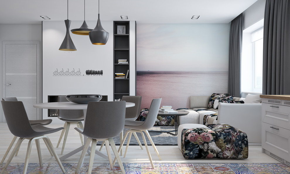 яркая квартира для молодоженов