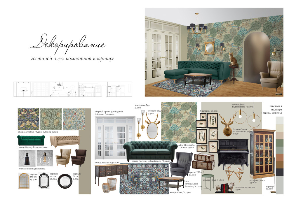 Дизайн и декорирование интерьера