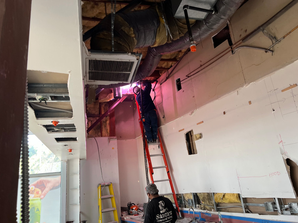 Restaurant remodel