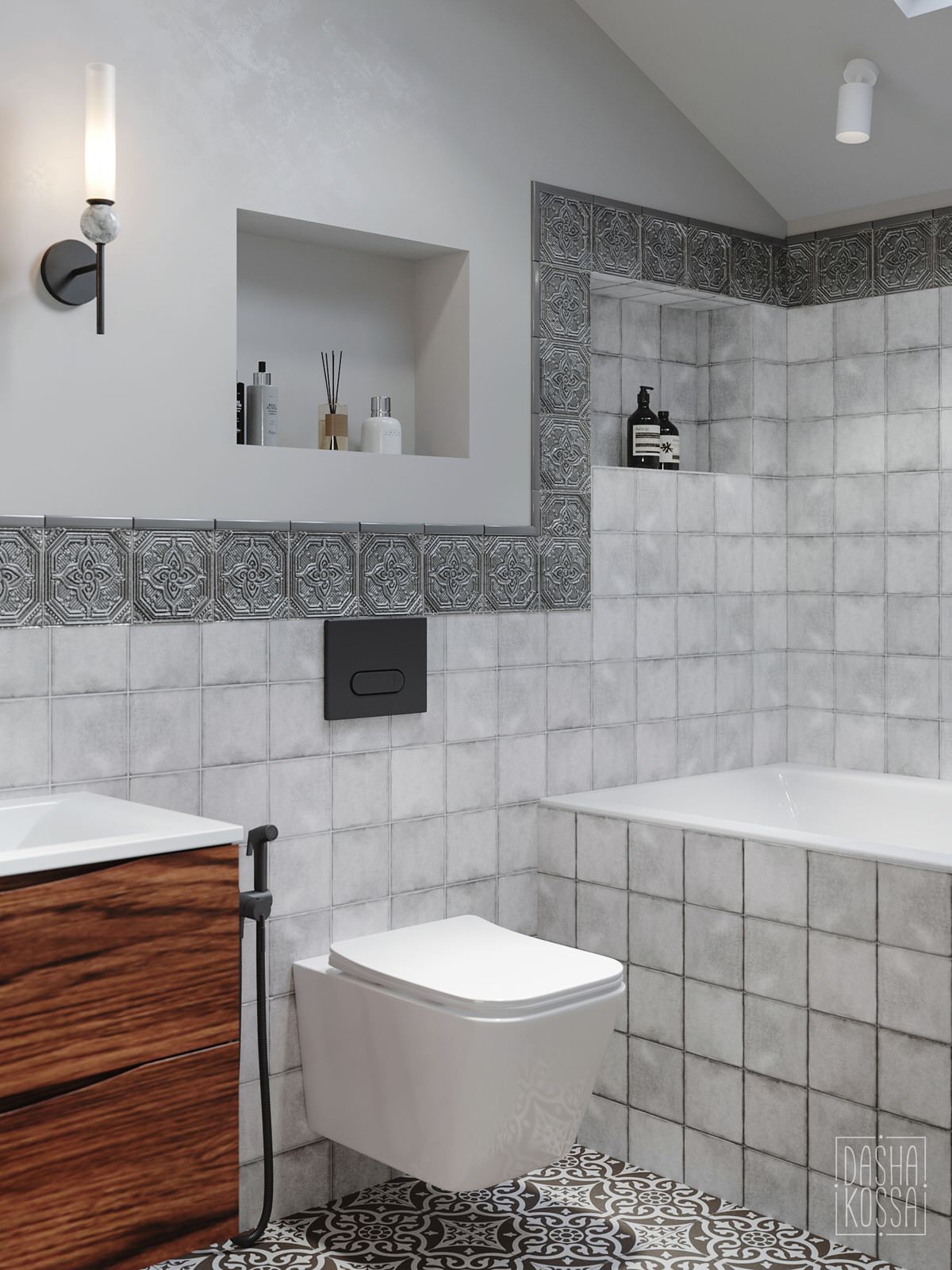 Двухуровневая квартира, шоу рум для девелоперов