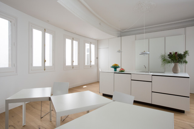 Reforma integral en Sagasta - Contemporáneo - Cocina - Madrid - de ÁBATON