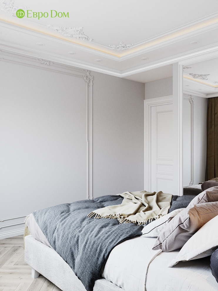 Дизайн четырехкомнатной квартиры 110 кв. м в стиле неоклассика. Фото проекта