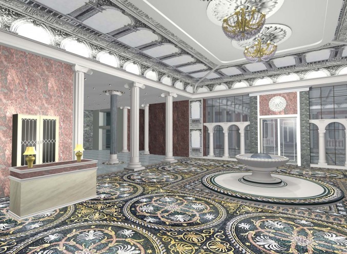 Холл в жилом комплексе