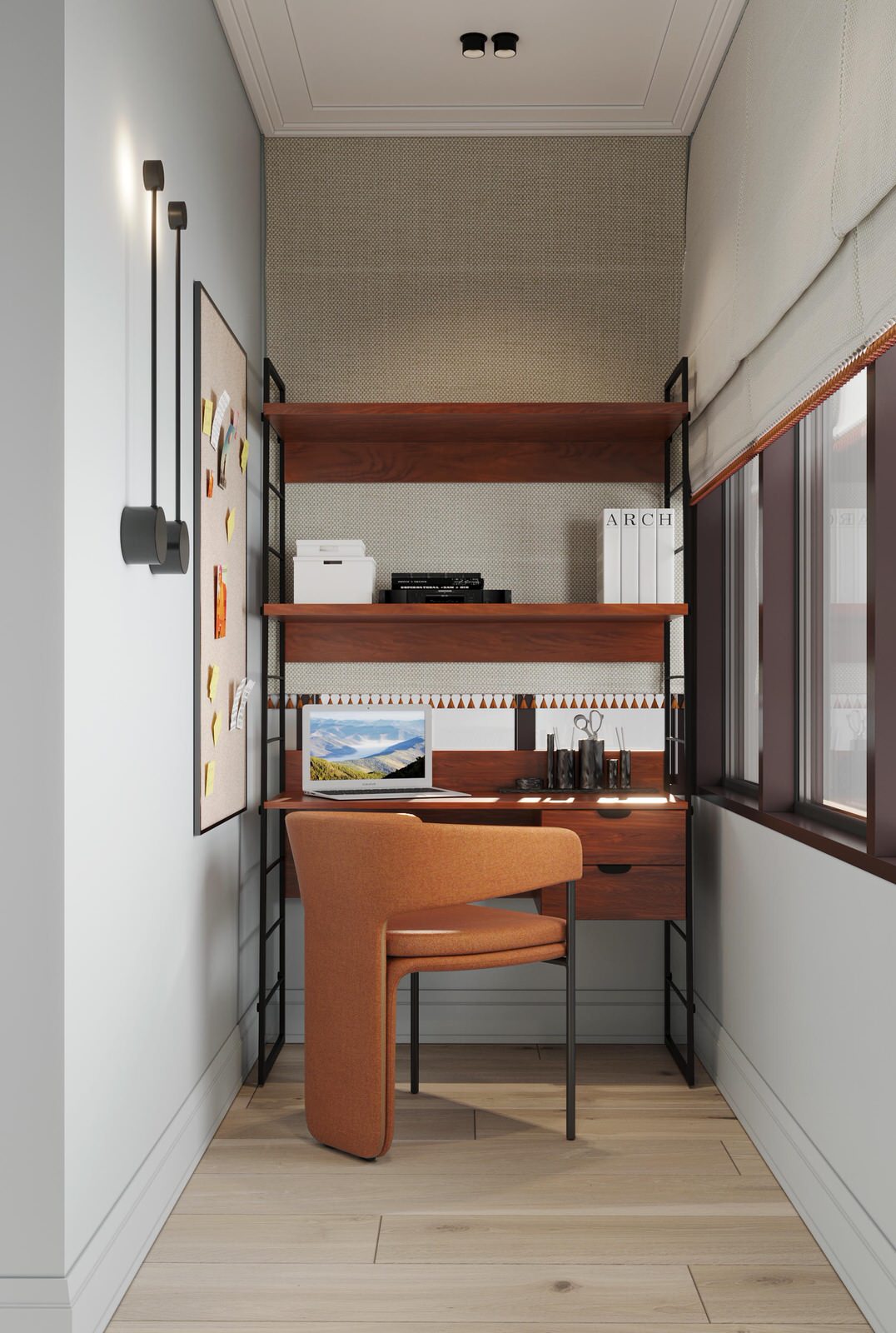 Дизайн интерьера квартиры в скандинавском стиле в ЖК "Московские ворота II"