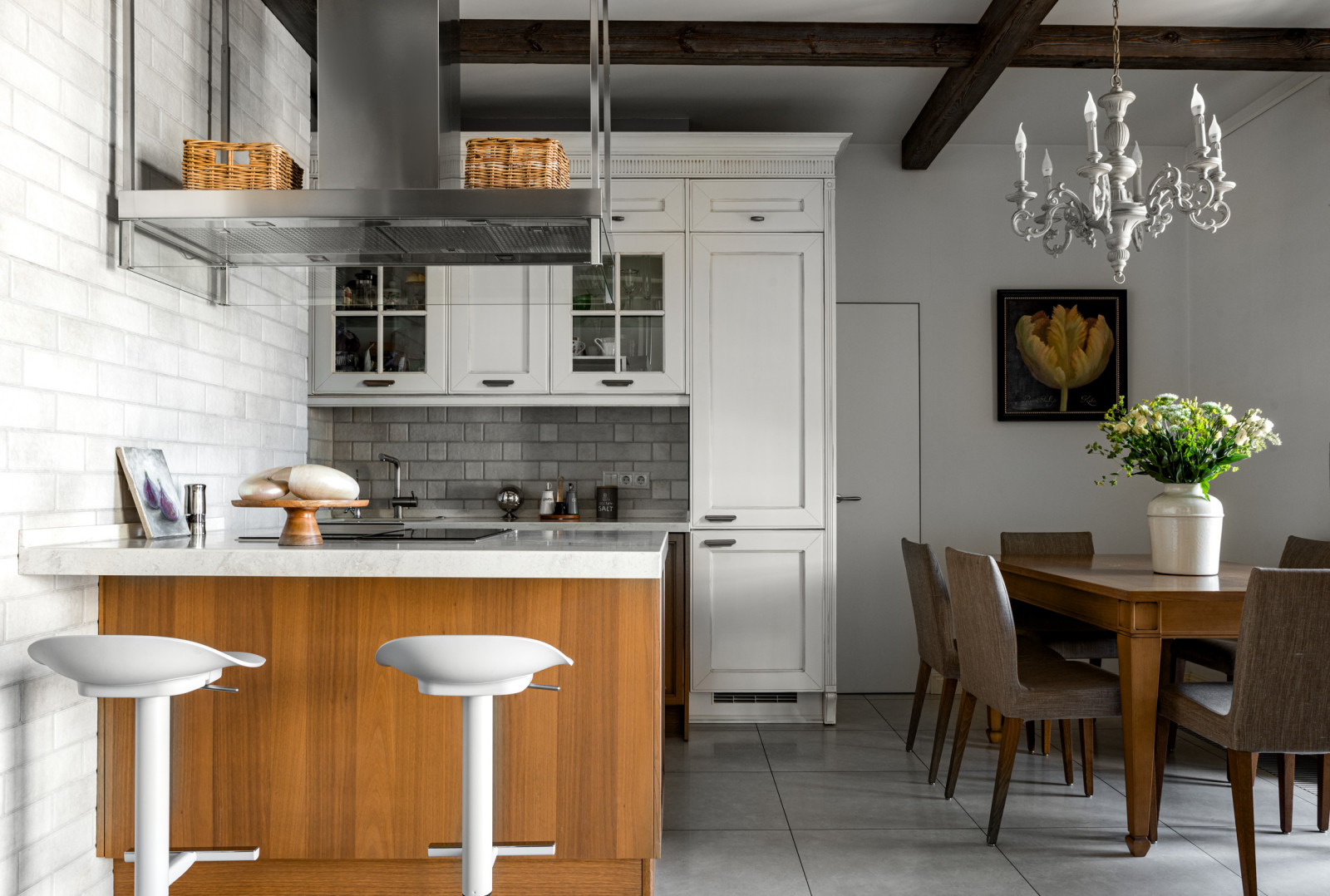 Стильная квартира в Москве. Съемка для дизайнера