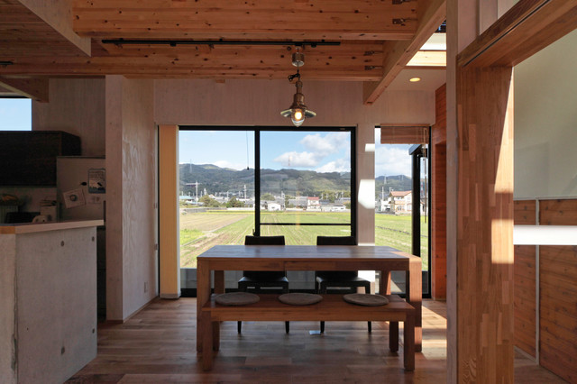 和歌山　藤田の家 mid-century-esszimmer