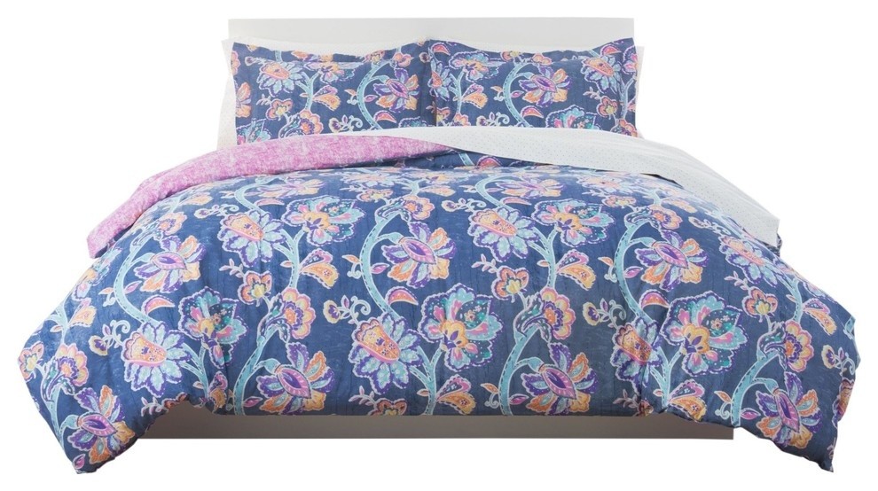 Nicole Miller Kids 5 Piece Comforter Set Aurora Contemporary