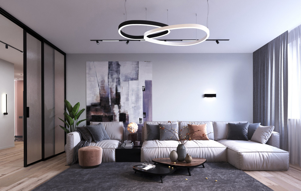 Дизайн-проект интерьеров квартиры 108 м2