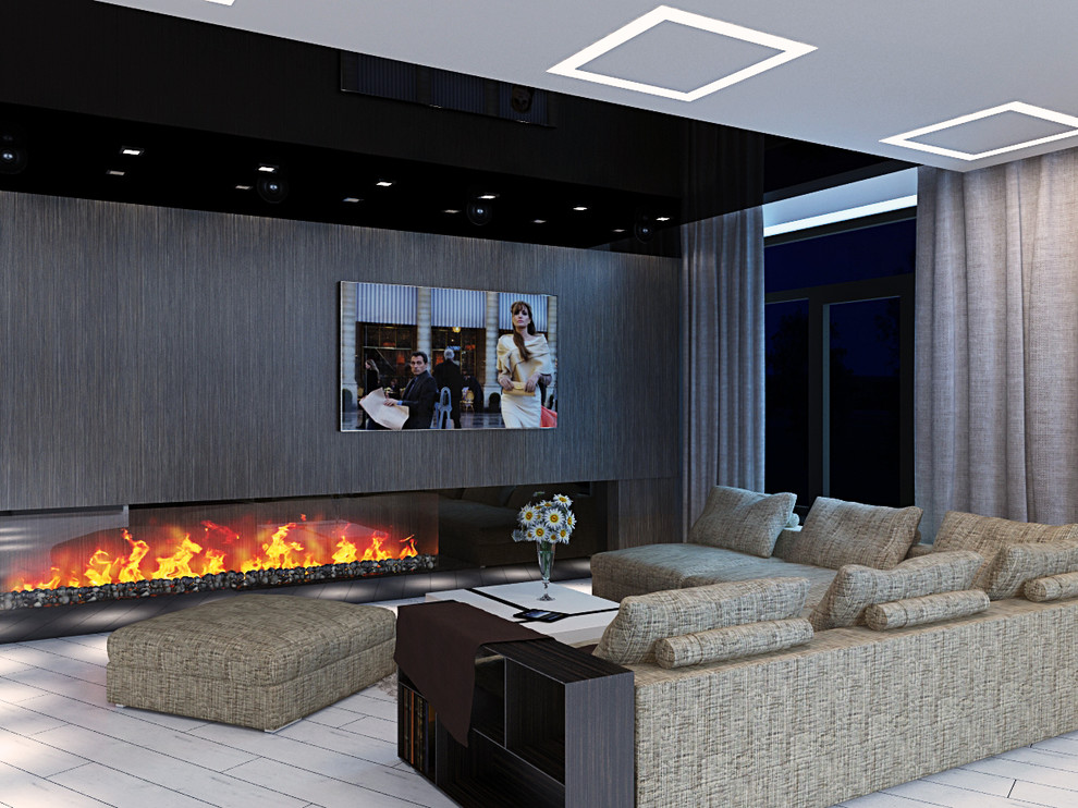 Современный хай-тэк в частном доме