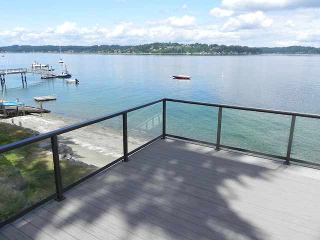 Fox Island Waterfront View Deck costero-terraza-y-balcon