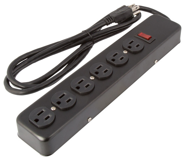 Steelman 6Outlet Power Strip Extension Cords And Power Strips Houzz