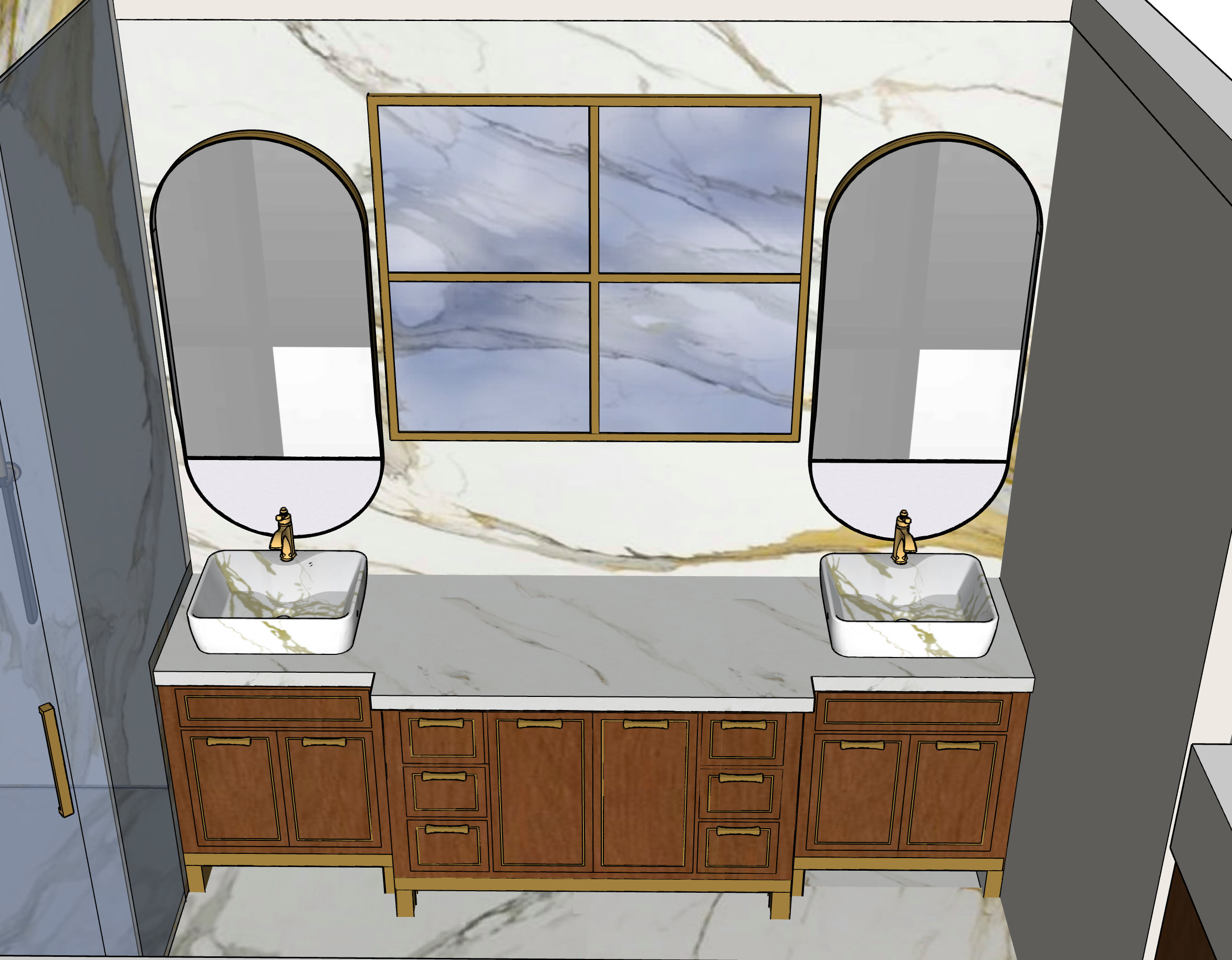 Jackson Flanagan Basement Primary Bathroom