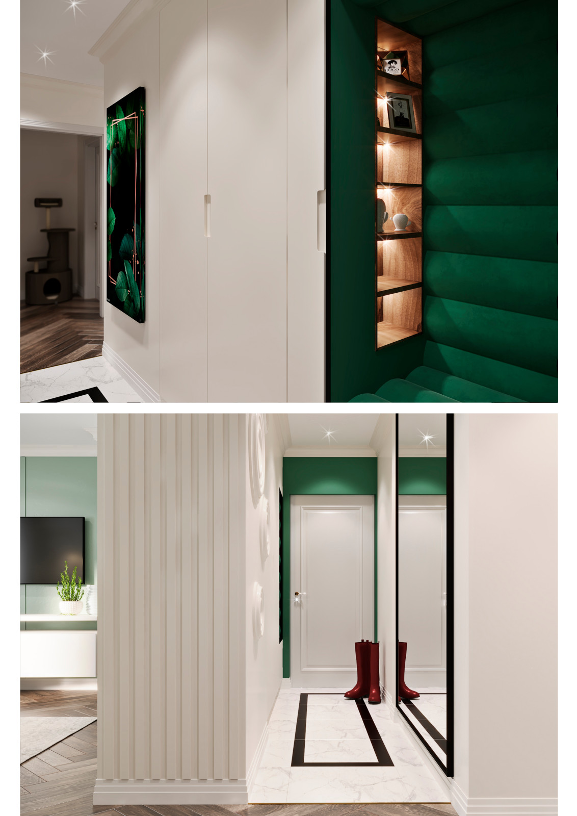 Визуализация 3-4омнатной квартиры в Люберцы