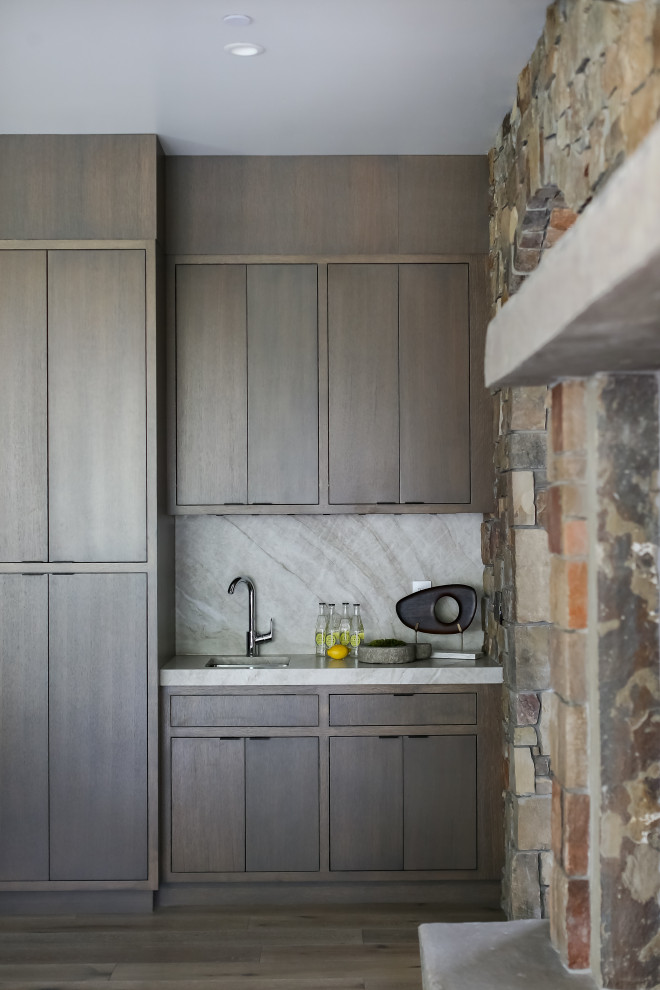 Mountain style kitchen photo in Jackson