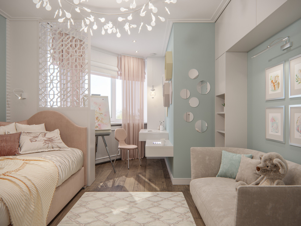 Уютная квартира в современном стиле для семьи с детьмиДетская