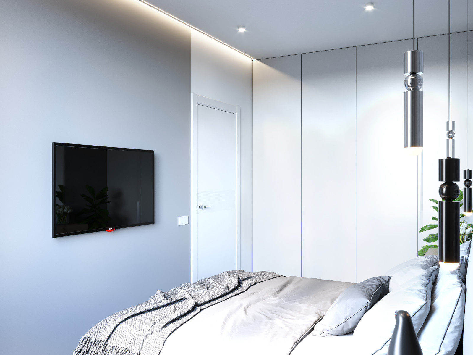 Проект квартиры в Москве 61 м.кв