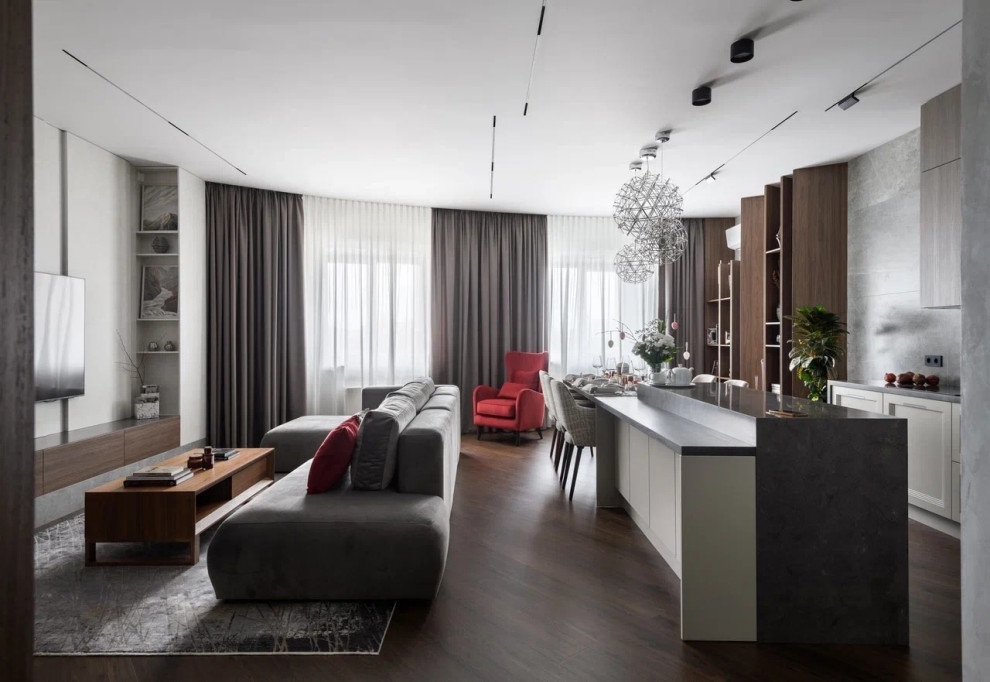 Реализация 3-х комнатной квартиры в стиле "Современная классика"