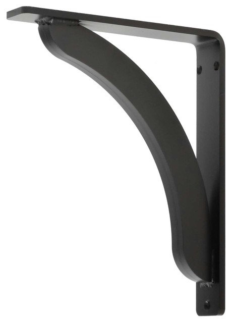 Stout Wrought Iron Corbel, 1.5", 6x8, Black