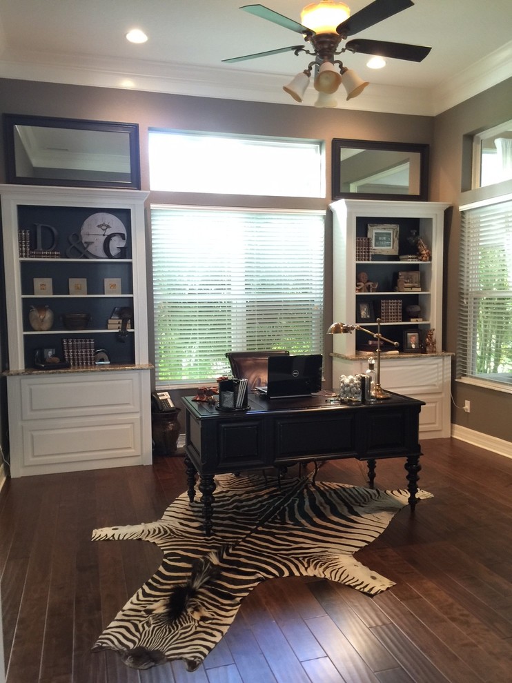 Transitional home office in Other.