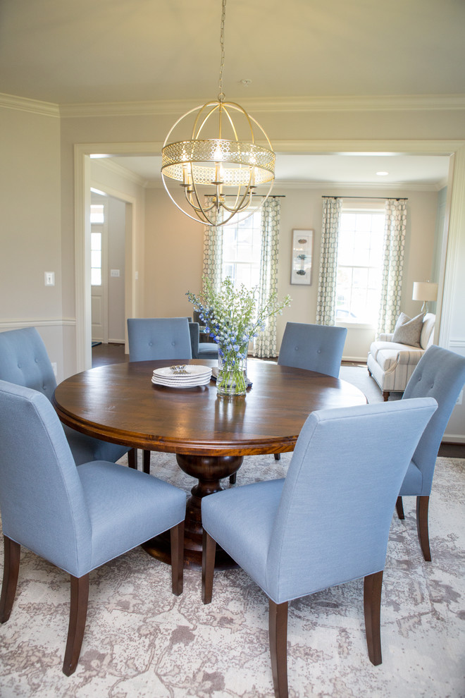 Dining room - transitional dining room idea in DC Metro