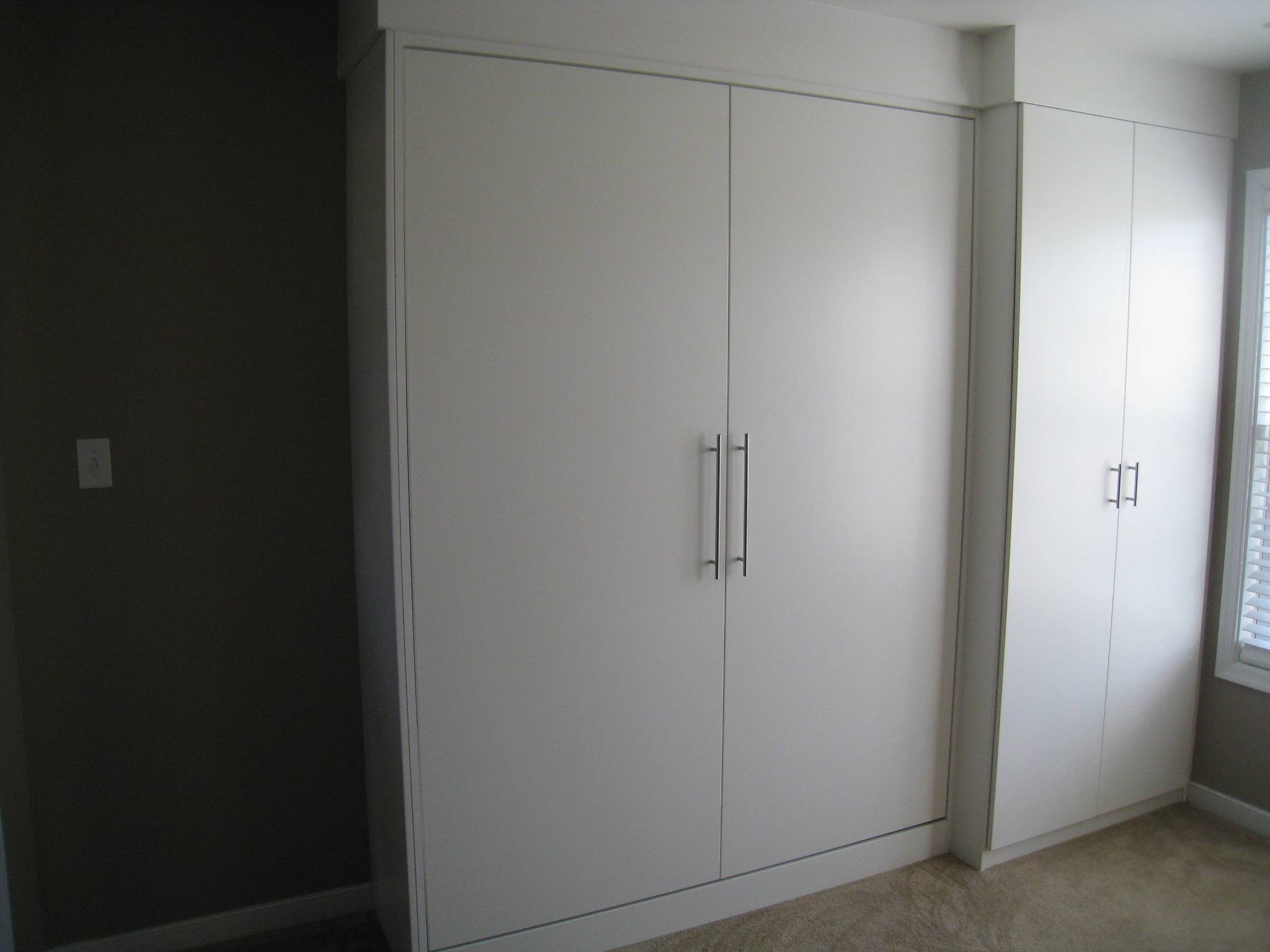 White Queen Murphy Bed