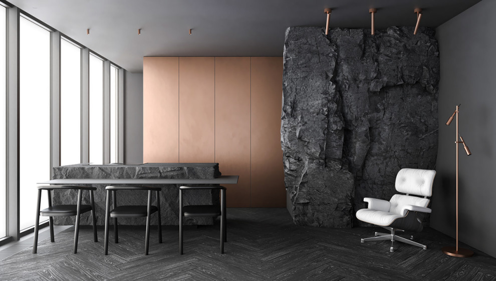 Брутальный интерьер CFAF9F