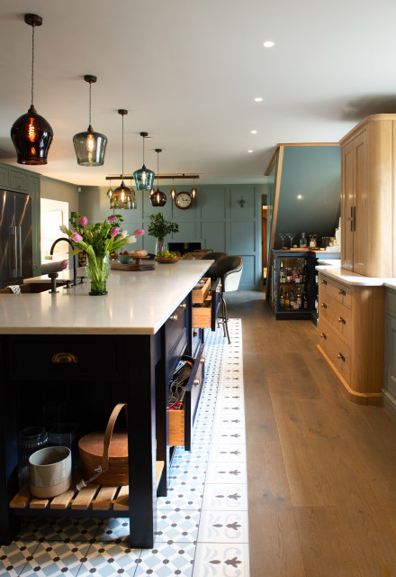 Solid oak kitchen