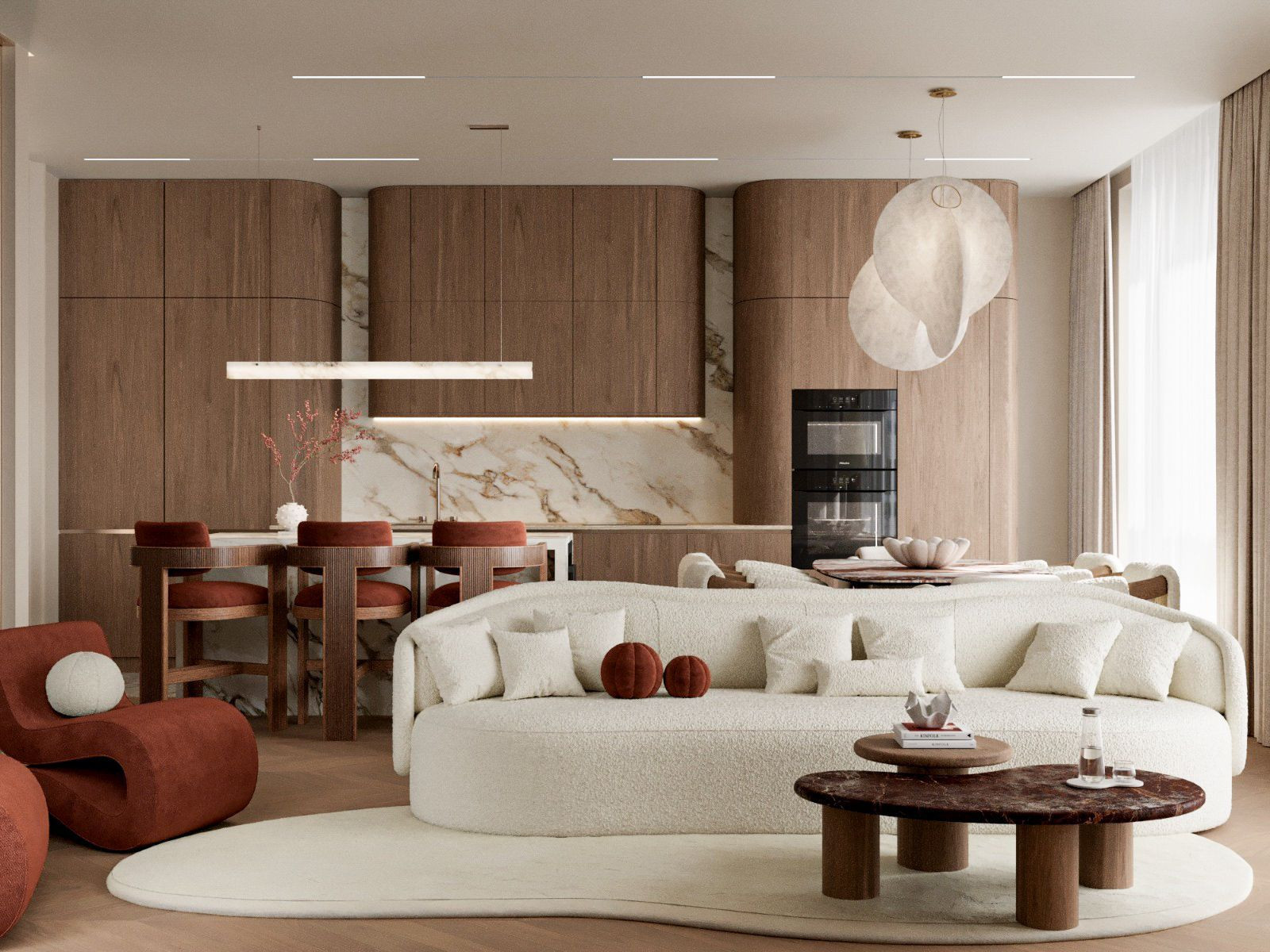 Скандинавская нежность для семьи с младенцем