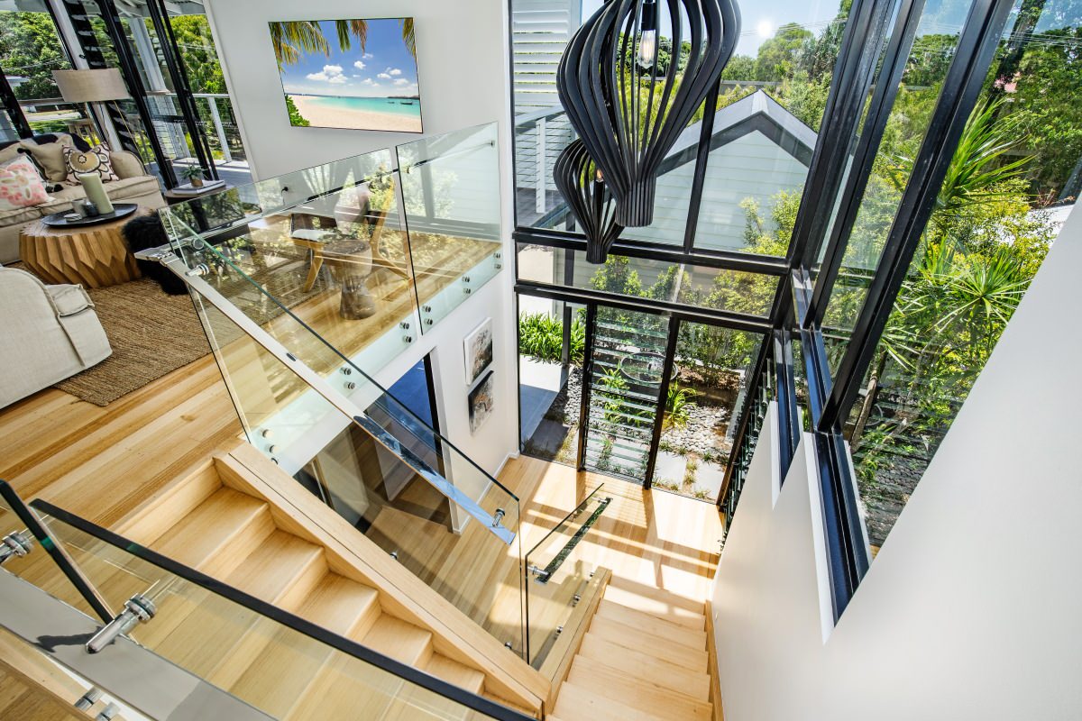 Pearl Glass Stairwell