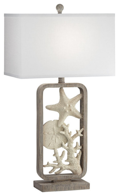 Pacific Coast Whte Sands Table Lamp 65W94, Gray Wash