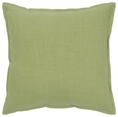 Rizzy Home Cotton Self Flange Solid Decorative Throw Pillow