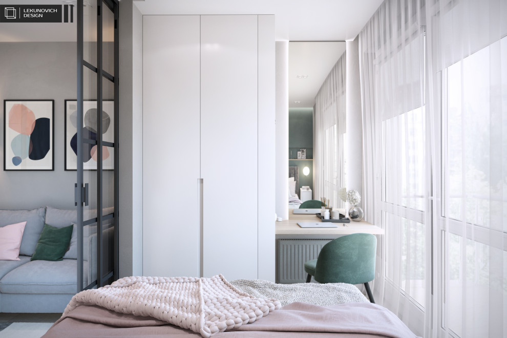 Дизайн проект в ЖК "Минск Мир" г. Минск - 44 м2