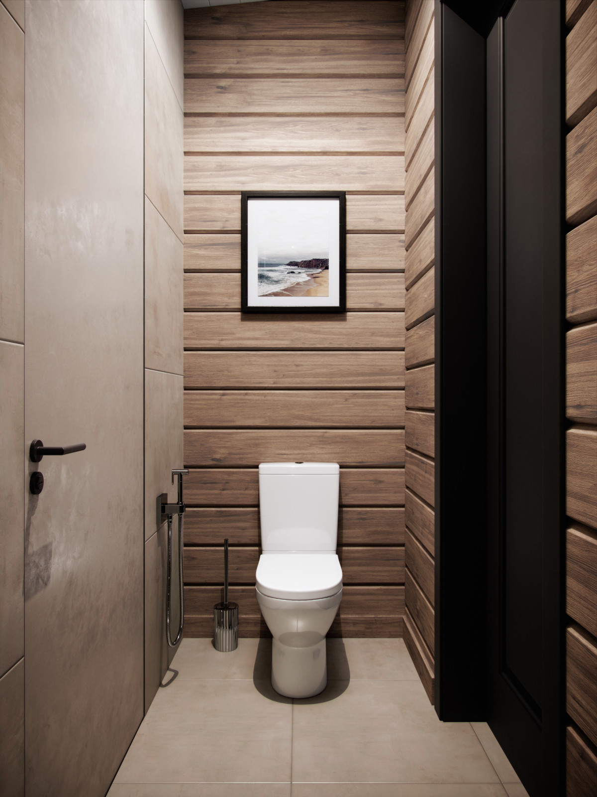 Дизайн интерьера загородного дома из бруса