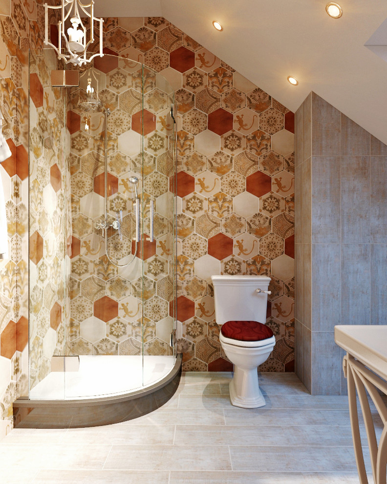 Ванная комната мансарды