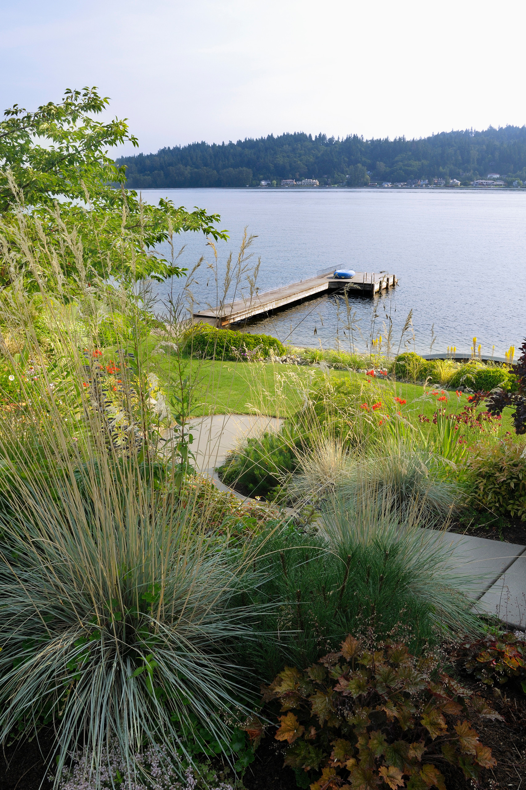 View of lake from patio