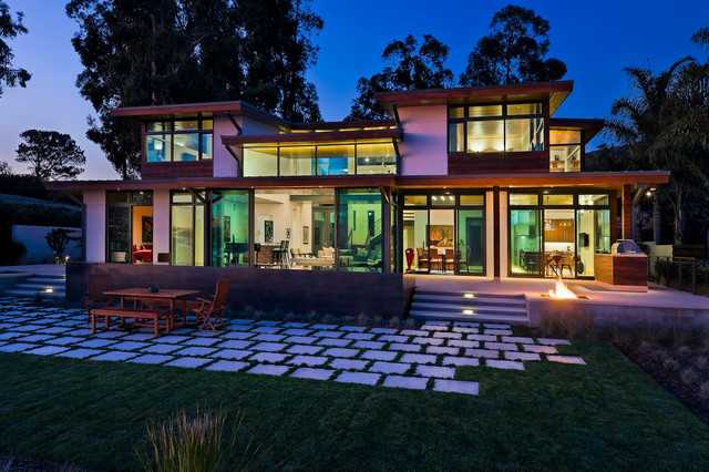 Padaro Residence modern-fasad