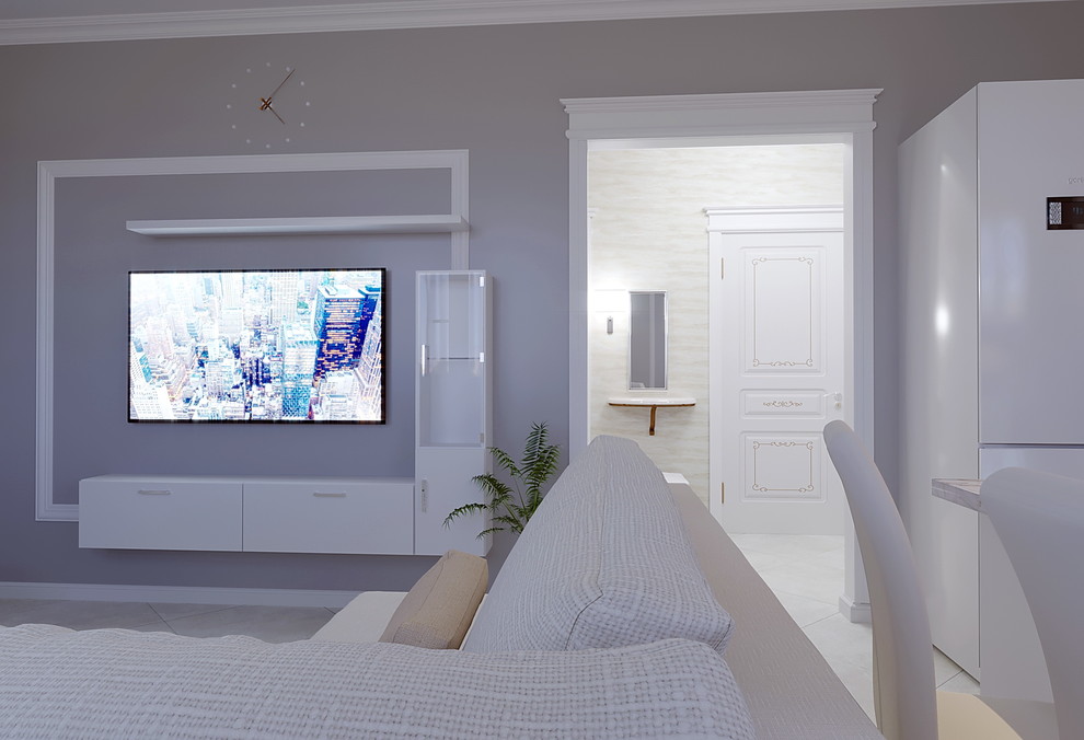 "Дизайн-проект однокомнатной квартиры со студией"