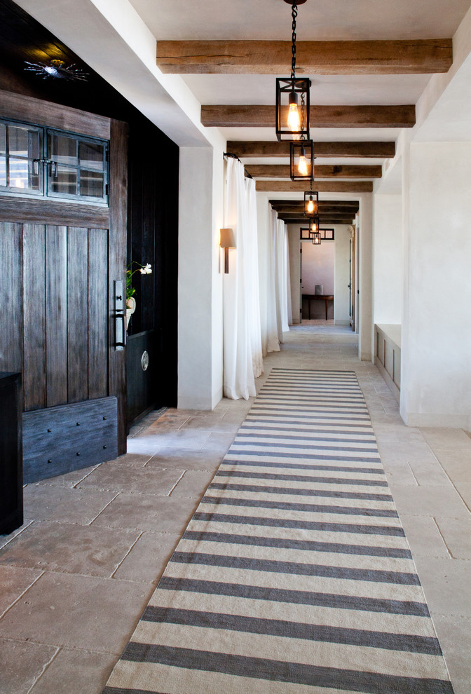 This is an example of a beach style entryway in Orange County.